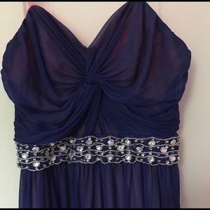 Strapless Prom Dress